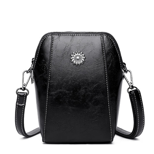 🔥👜[Časově omezená akce] 💖Nová mini multifunkční módní kabelka přes rameno z pravé kůže pro rok 2025, malá a elegantní-4074750