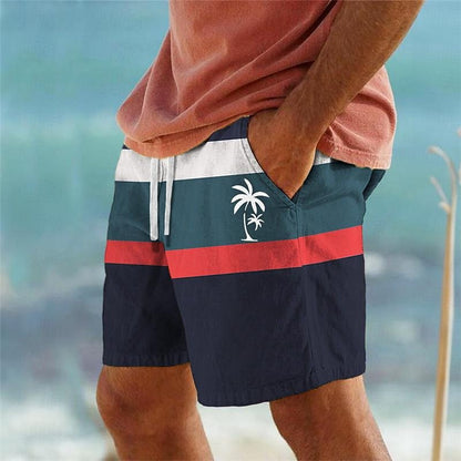 🏖️👖【Kup 1 a 1 zdarma🔥】【S-6XL】😍Velké pánské havajské plážové kalhoty, ležérní šortky s 3D potiskem