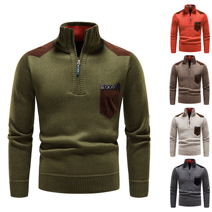 🐏Descuento -49%🔥【M-3XL】Suéter casual con cremallera para hombre otoño/invierno