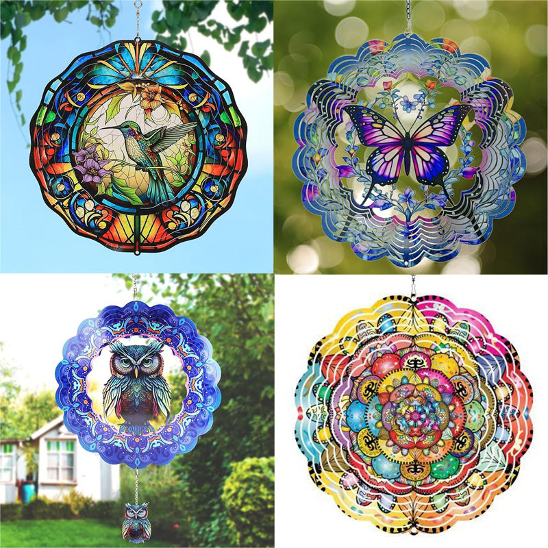 🎁【Časově omezená sleva】✨✨Venkovní zahradní dekorativní rotující zvonkohry