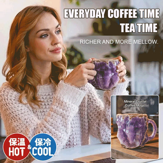🥰✨[zdraví + blízkost přírodě] ☕křišťálový šálek kávy důlral