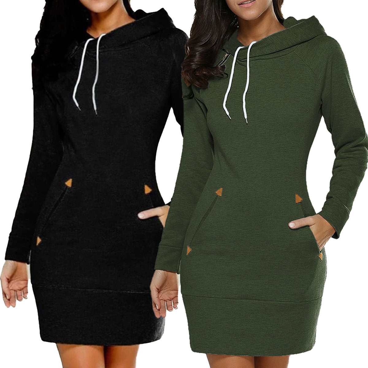 🔥🔥💥【S-4XL】Új őszi női hosszú ujjú kapucnis szoknya 2025