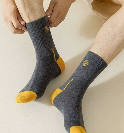 🏆【20 чифта】🧦Мъжки памучни дезодорантни чорапи, абсорбиращи потта