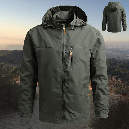 🔥👍😎【M-5XL】Muška ležerna vjetrootporna jakna s kapuljačom