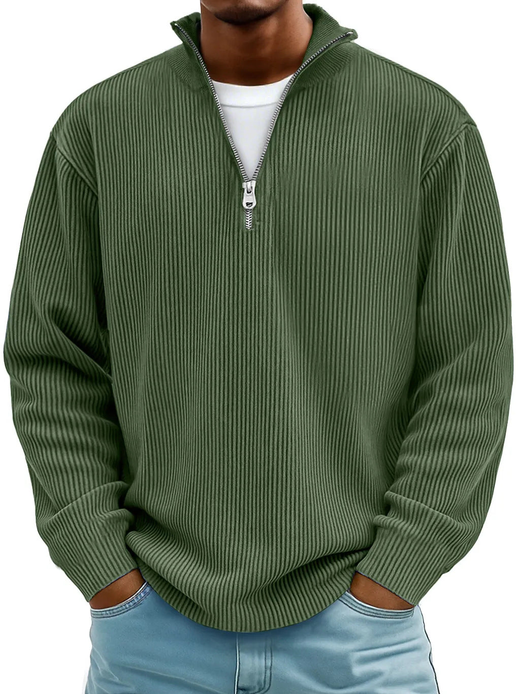 🔥50% de descuento🔥【40-120kg】Nueva sudadera de hombre con cuello alto, otoño/invierno 2026 ✅Pago contra entrega