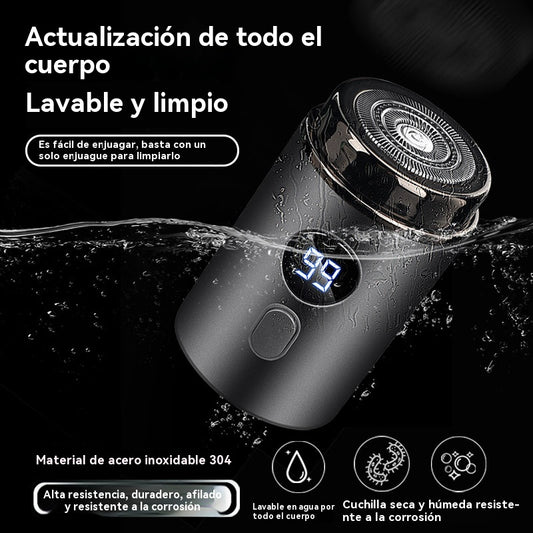 🔥 Oferta especial -47%! 🔥Potente mini afeitadora eléctrica para hombres con pantalla digital
