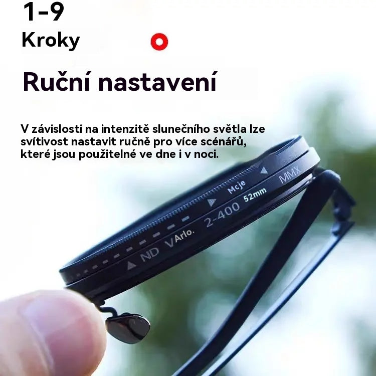 🔥😎Nové sluneční brýle s 9 úrovněmi nastavení, vhodné pro venkovní použití, rybaření, řízení a s UV ochranou