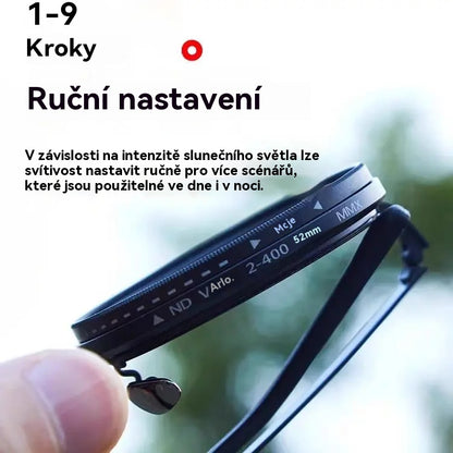 🔥😎Nové sluneční brýle s 9 úrovněmi nastavení, vhodné pro venkovní použití, rybaření, řízení a s UV ochranou