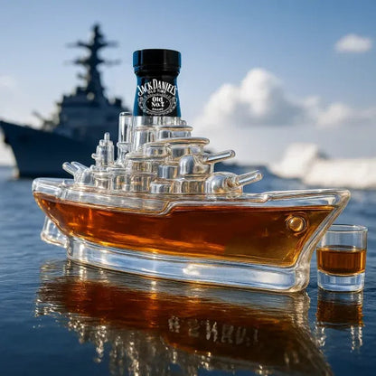 🚢 Vidám mintás whisky üveg szett | Submarine whisky üvegek | Eredeti ajándékok és stílusos bárdekoráció ✨📦Ingyenes szállítás – raktáron