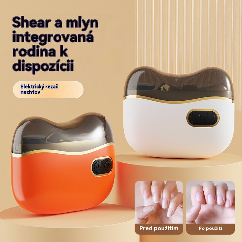 👍[Kupte 1 kus a získejte 1 zdarma] Multifunkční elektrická bruska na nehty, elektrické kleštičky na nehty s ochranou proti svírání