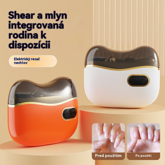 👍[Kupte 1 kus a získejte 1 zdarma] Multifunkční elektrická bruska na nehty, elektrické kleštičky na nehty s ochranou proti svírání