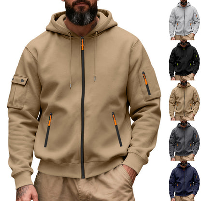 🔥【M-3XL】2025 Nová zimní pánská ležérní bunda s dlouhým rukávem z roku --4153184