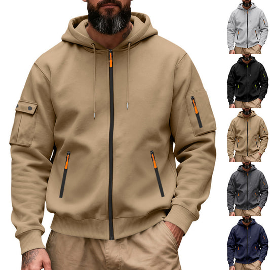 🔥【M-3XL】2025 Nová zimní pánská ležérní bunda s dlouhým rukávem z roku --4153184