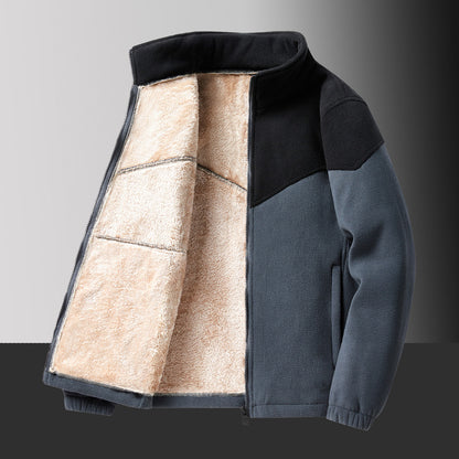 🐏🔥Kedvezmény -43%🔥【M-8XL】Férfi télikabát báránybőr béléssel, meleg és vastag