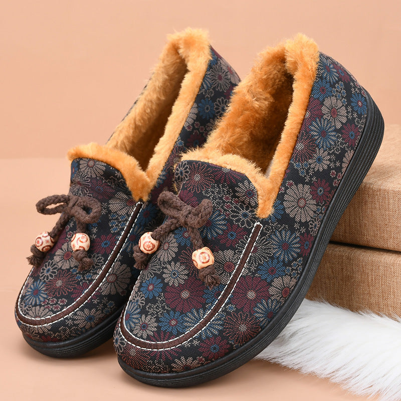 🔥Korlátozott kedvezmény -42%🔥【36-41】Téli, szigetelt, meleg, lapos pamutcipő