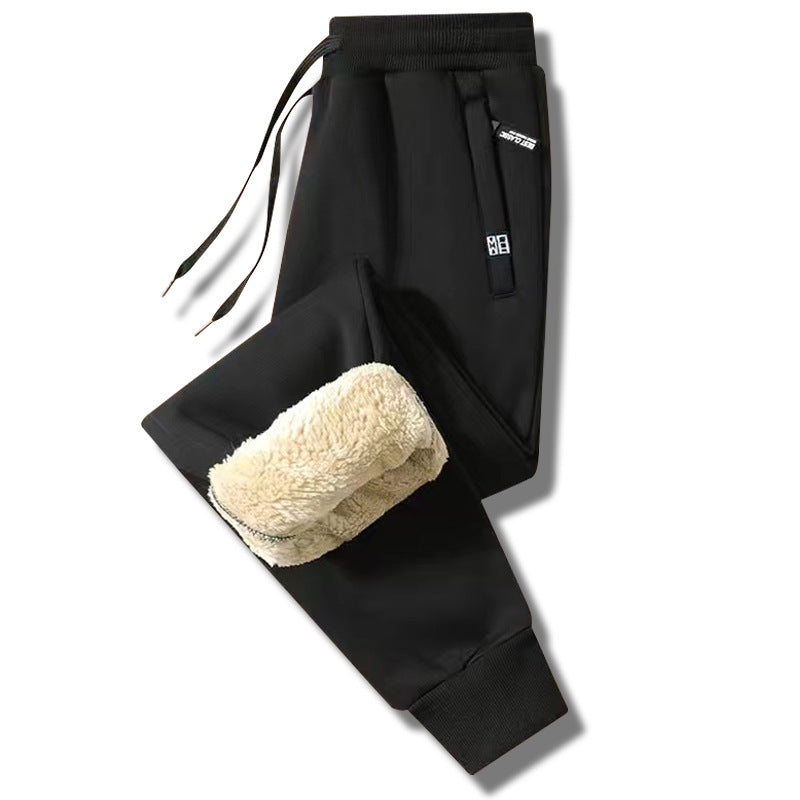👖【Časově omezená sleva】🔥【M-5XL】2025 Zimní pánské zimní jehněčí vlna zahuštěná ležérní teplé tepláky✅【40-100kg】