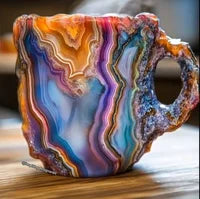 🥰✨[zdraví + blízkost přírodě] ☕křišťálový šálek kávy důlral