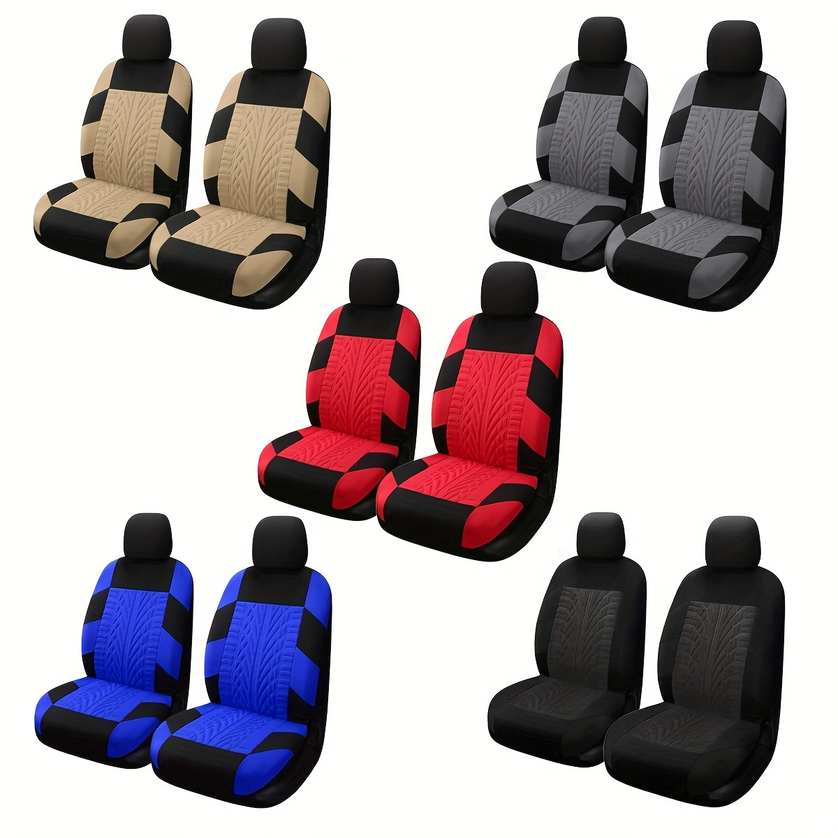 🚗🚗【50% popusta 🔥】2025 Moderni univerzalni set navlaka za autosjedalice, mekana koža, 2 dijela ✅️ Plaćanje pouzećem