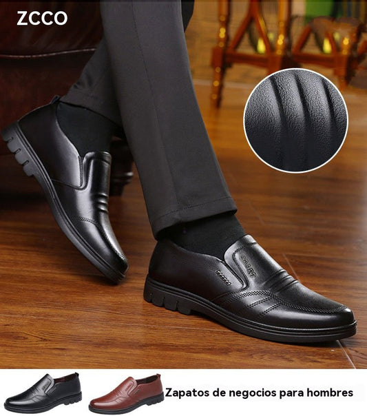 👞【39-44】Zapatos casuales de hombre con suela suave para uso empresarial.