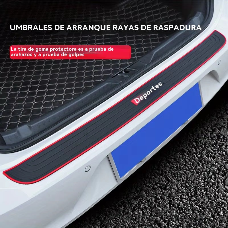 🚗🚗 Tiras protectoras para el maletero/umbrales de puerta, pegatinas protectoras para el coche, tiras protectoras contra colisiones y arañazos