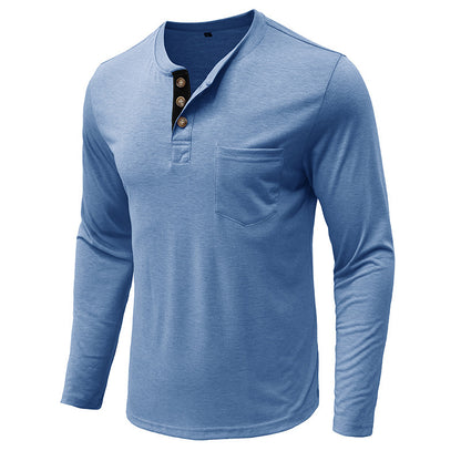🤩【Časově omezená sleva】【M-3XL】Pánské tričko s dlouhým rukávem z bavlny a lnu - 4042468
