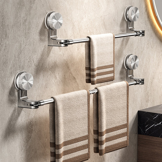 🎁【Купете 1, вземете 1 безплатно】✨🚿Лек дизайн без пробиване — прибираща се поставка за кърпи с вендуза ✅Плащане при доставка