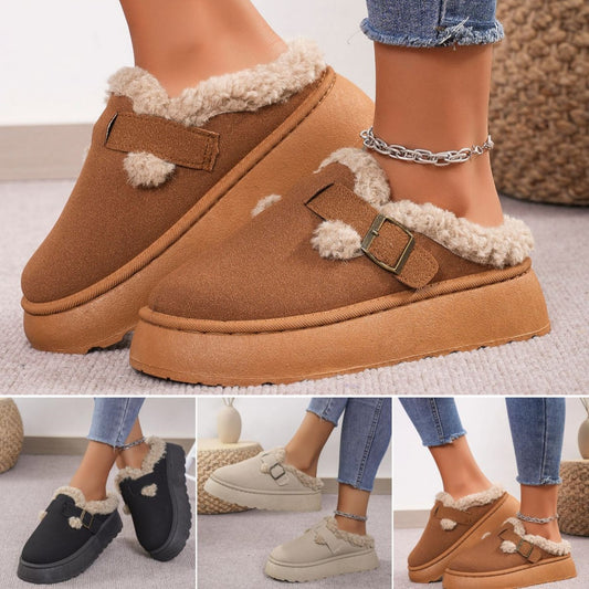 🥾Sleva -49%🔥【36-44】Teplé a módní bavlněné pantofle na podzim a zimu 2025 s tlustou podrážkou