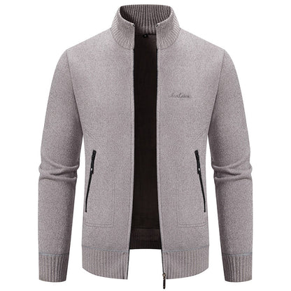 ⛄ Sezónní sleva -46% 🔥🔥【S-4XL】Nový pánský pletený kardigan, zateplený, s límcem, business casual