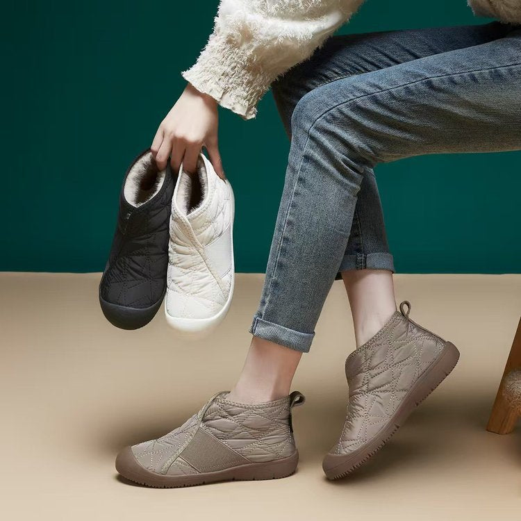 ✨👢【35-42】Нови, меки, удобни, топли и водоустойчиви дамски памучни обувки за есен и зима