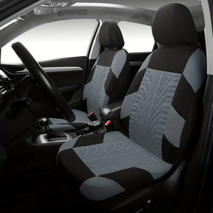 🚗🚗【50% zniżki 🔥】Zestaw uniwersalnych pokrowców na siedzenia samochodowe 2025, miękka skóra, zestaw 2 części