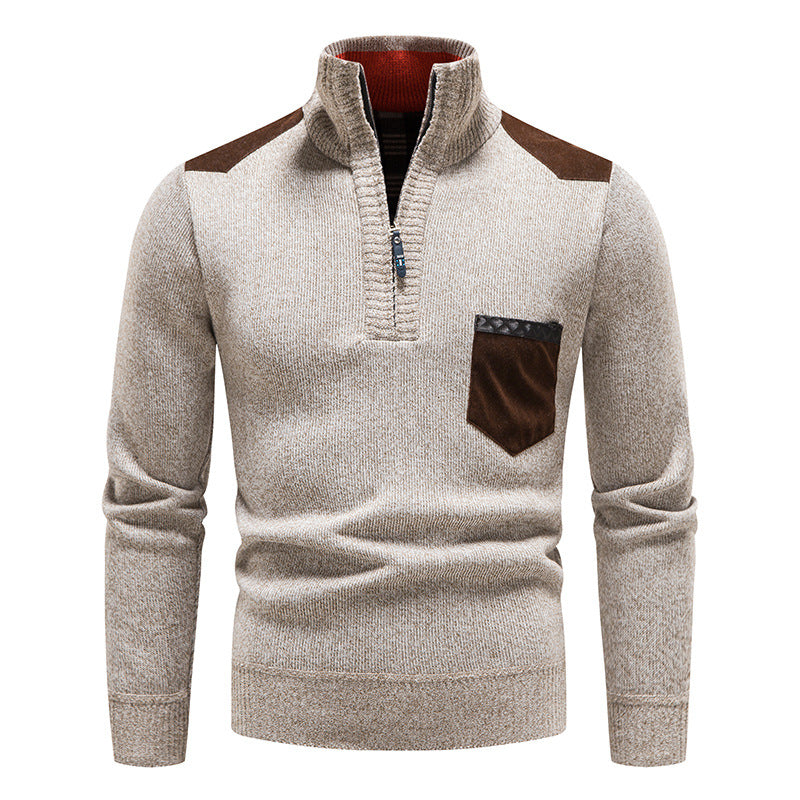 🐏Descuento -49%🔥【M-3XL】Suéter casual con cremallera para hombre otoño/invierno