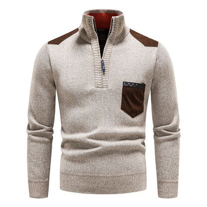 🐏Descuento -49%🔥【M-3XL】Suéter casual con cremallera para hombre otoño/invierno