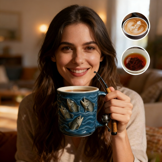🎣☕Чашата мечта на всеки рибар - перфектният подарък както за вода, така и за дома