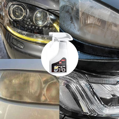 🔧🚗【Časově omezená sleva】Kapalina na opravu světlometů – bez broušení (stříkejte, čistěte, leštěte) -4102803