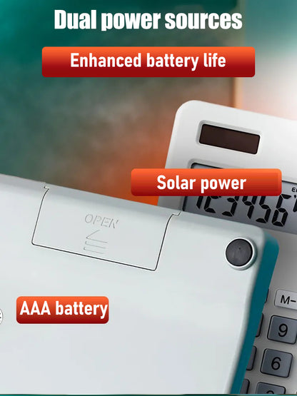 ✨ ✨Stolní kalkulačka s podložkou pro psaní, multifunkční podložka pro kancelářské použití v účetnictví a financích, chytrý počítač