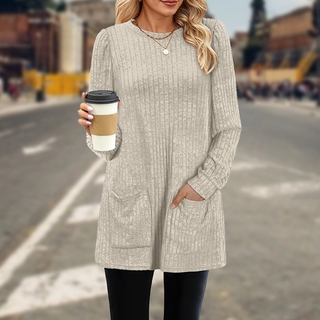 🌸💟【Descuento por tiempo limitado】🔥【M-5XL】Nueva camiseta de cuello redondo de otoño/invierno