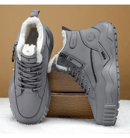 👞[39-44] Pánské nové zimní teplé sněhule s tlustou podrážkou a fleecovou podšívkou -4163943