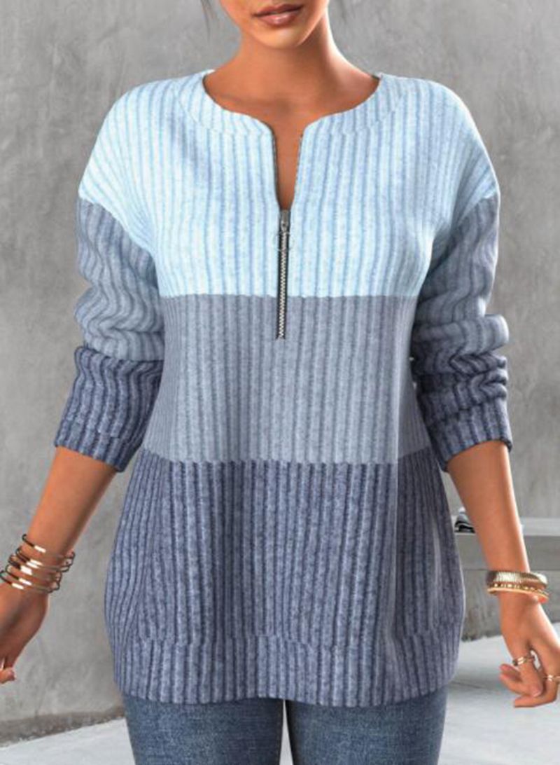 💟【Sleva -46% 🔥🔥】【S-5XL】Nové zimní svetry, barevně sladěný design, teplé a módní