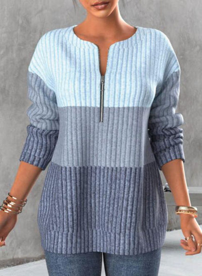 💟【Sleva -46% 🔥🔥】【S-5XL】Nové zimní svetry, barevně sladěný design, teplé a módní