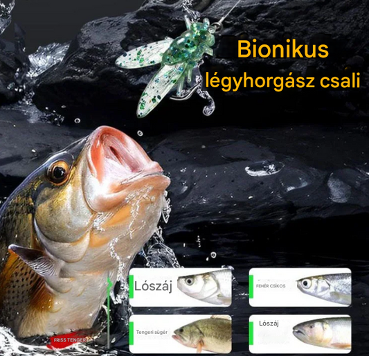 🎣🎣【Veszel 1-et, kapsz még 1-et ingyen 🔥】【Veszel 20-at, kapsz még 20-at – összesen 40 darab】🐛 Műlégy utánzat horgászathoz