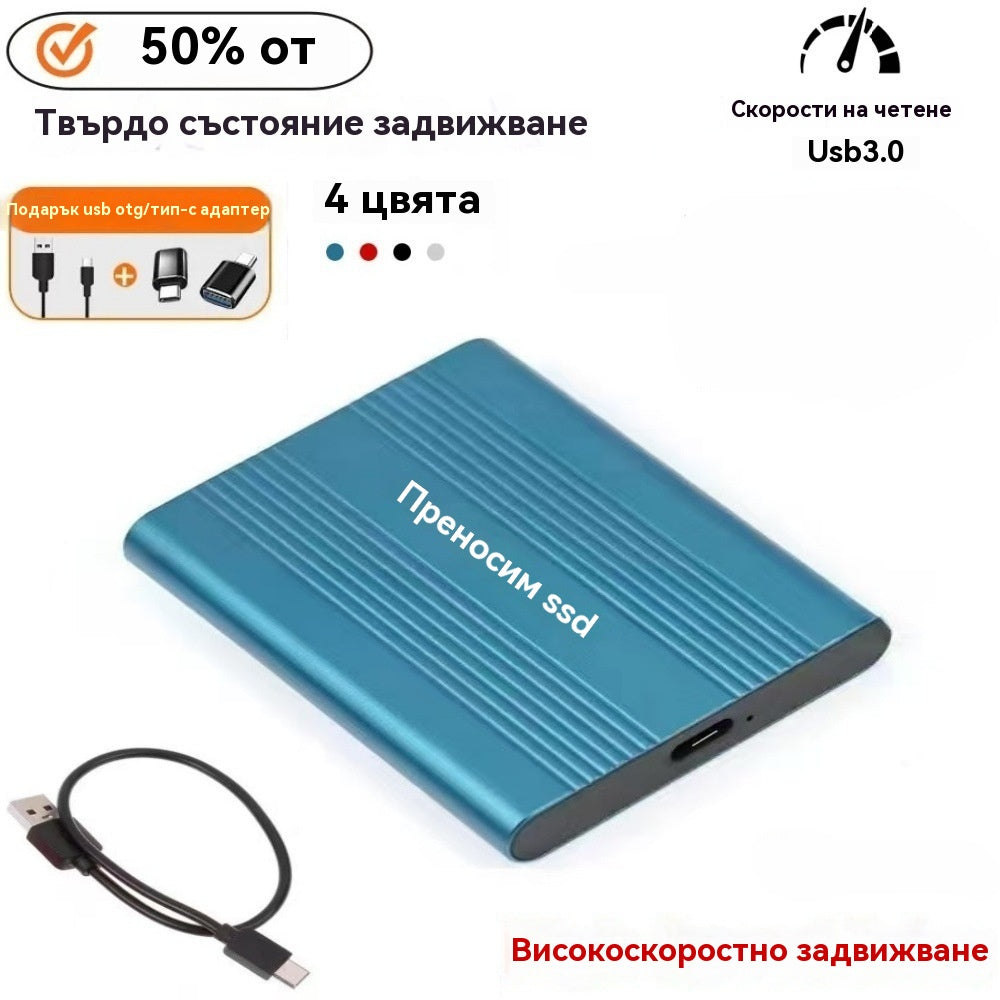 💾【128 TB🔥🔥】 Високоскоростен мобилен твърд диск | Разширение на капацитета за съхранение на файлове и офис употреба