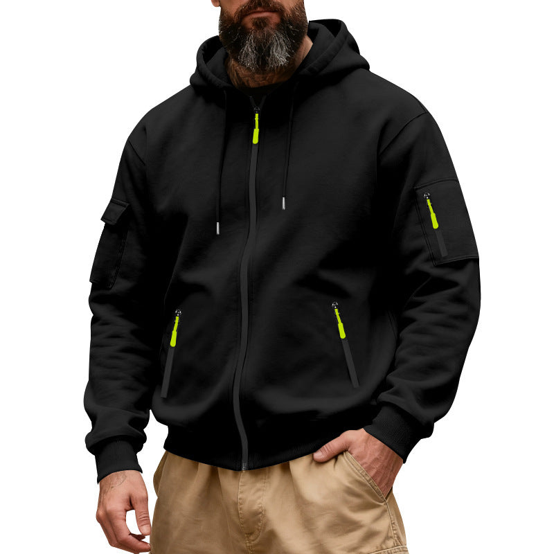 🔥【M-3XL】2025 Nová zimní pánská ležérní bunda s dlouhým rukávem z roku --4153184