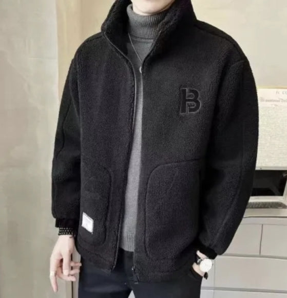 ⛄【L-6XL】Chaqueta de forro polar de invierno, abrigo de algodón, abrigo acolchado de lana de oveja, abrigo cálido