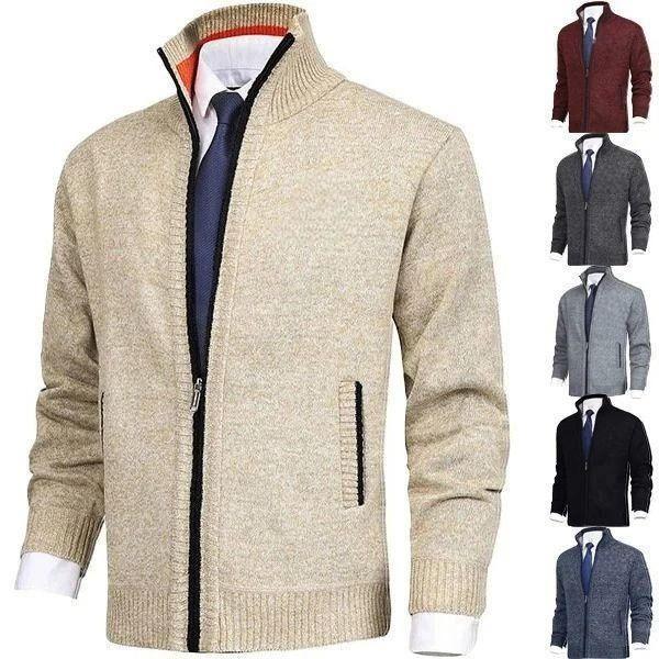 🐏【Szezonális kedvezmény -36% 🔥🔥】【M-4XL】Férfi polár szabadidős kardigán pulóver