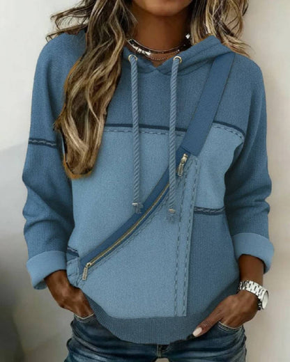 ✨✨ Plaćanje pouzećem ✅️【S-5XL】Ženska majica dugih rukava s patchwork printom