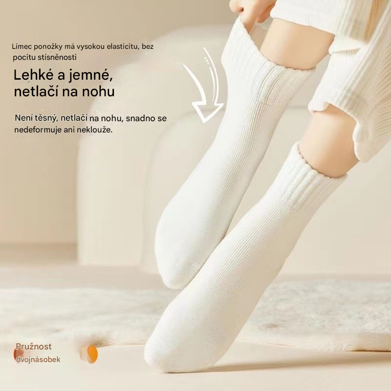 🔥【Kupte 3 kusů, dostanete 3 zdarma】🧦Silné a teplé vlněné ponožky na zimu, super silné a hřejivé, elastické, velikost 35-42