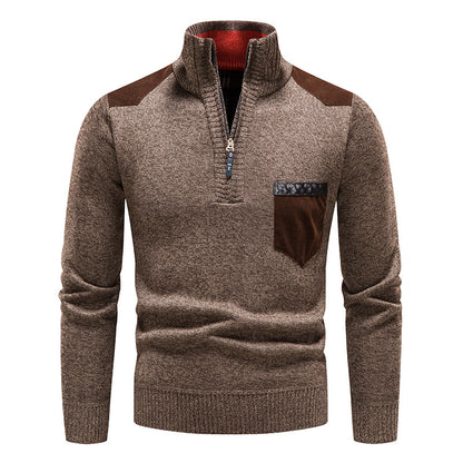 🐏Descuento -49%🔥【M-3XL】Suéter casual con cremallera para hombre otoño/invierno