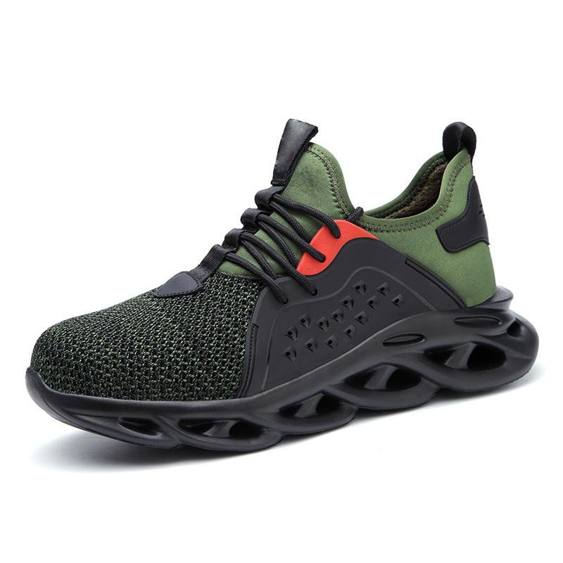 🚵‍♂️🔨【Reducere 50% 🔥】【39–48】👨‍🔧 Pantofi de protecție pentru bărbați, cu densitate mare, respirabili, rezistenți la impact și perforare, cu vârf din oțel și izolație