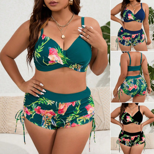 🏊‍👙【XL-4XL】🌴Nová trendy letní sada plavek s potiskem.