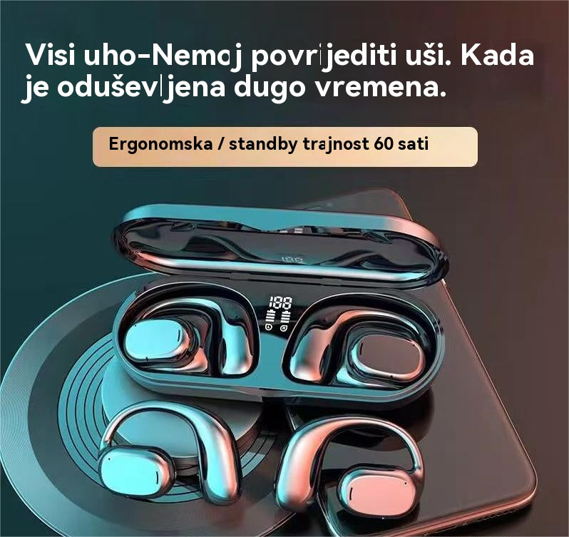 🎧🎧【Popust -47%🔥】Bežične Bluetooth slušalice s poništavanjem buke, jedno punjenje traje mjesec dana.